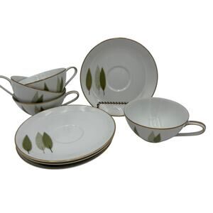 Vintage Cups and Saucers (8 pcs) in Noritake Sugi 1959-1964